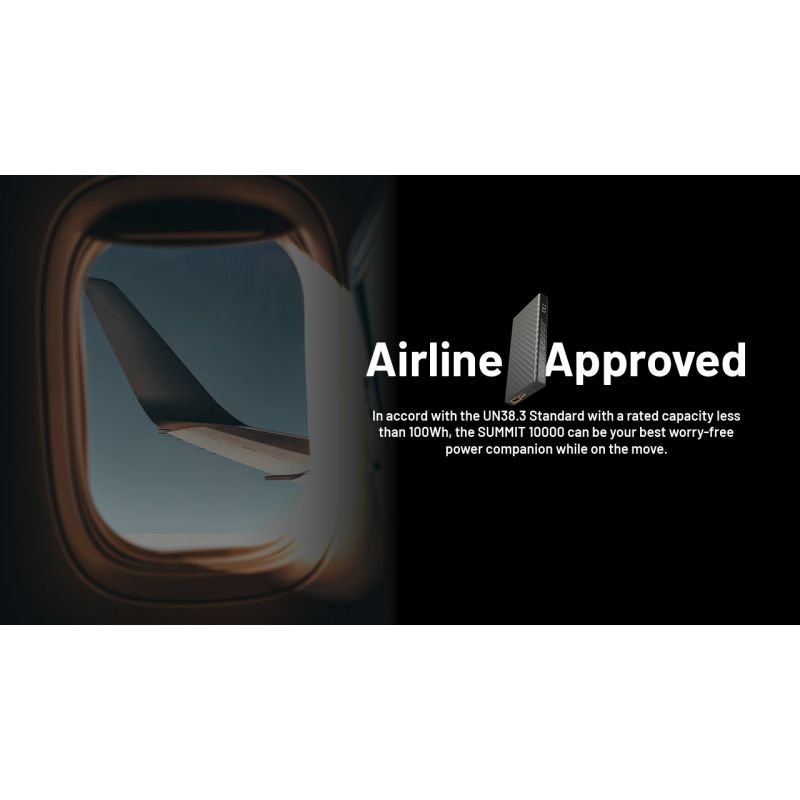 Nitecore Summit 10000 Powerbank Outdoor | Kältebeständig Heizfunktion QC PD USB-C | Robust Leicht Kompakt IPX5