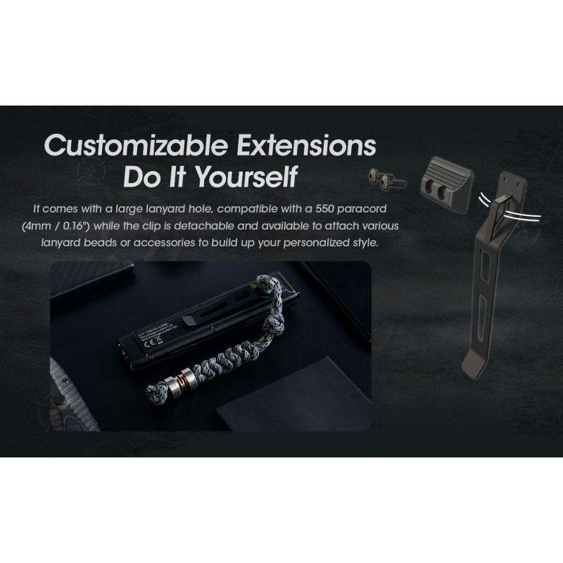 NITECORE EDC27 3000 Lumen wiederaufladbare LED Taschenlampe für Outdoor-Abenteuer und Notfallvorsorge