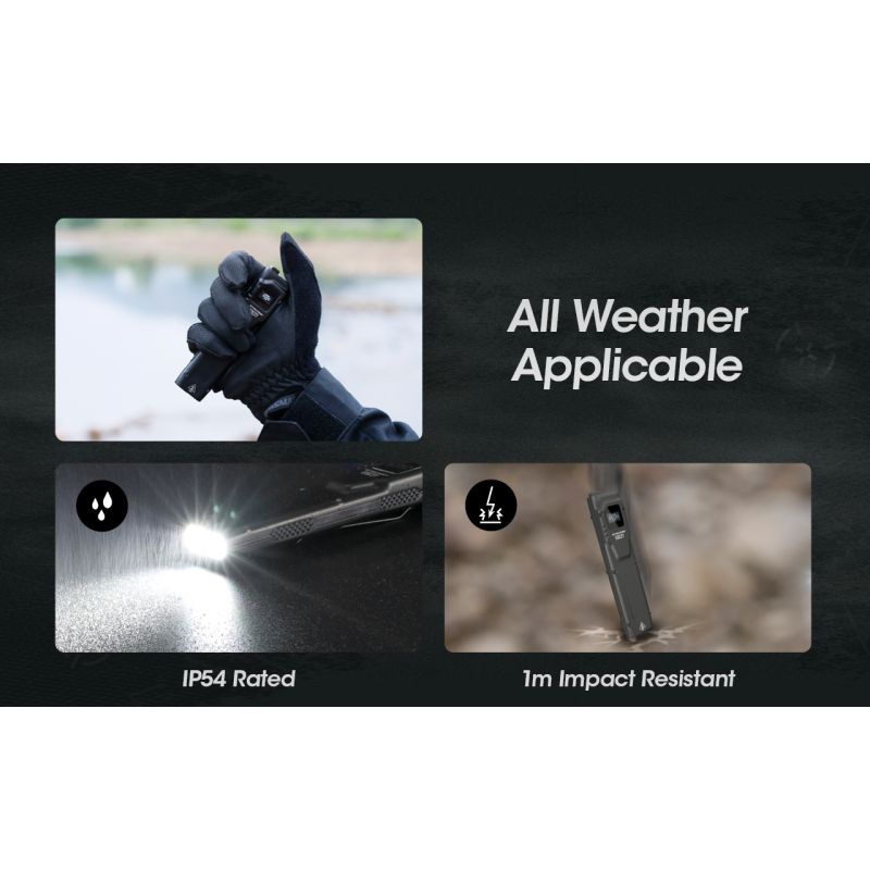 NITECORE EDC27 3000 Lumen wiederaufladbare LED Taschenlampe für Outdoor-Abenteuer und Notfallvorsorge