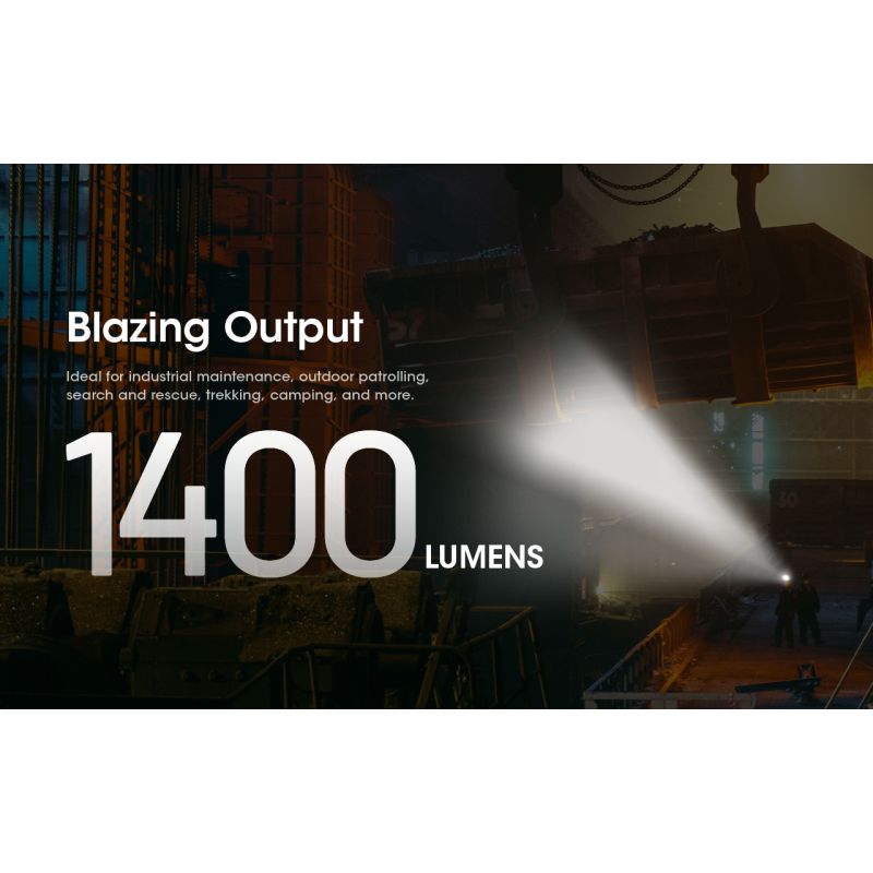 Nitecore NU50 LED-Stirnlampe 1400 Lumen wiederaufladbar für Outdoor Abenteuer Fahrrad Zubehör für Profis