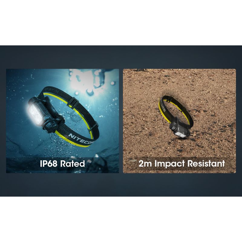 Nitecore NU50 LED-Stirnlampe 1400 Lumen wiederaufladbar für Outdoor Abenteuer Fahrrad Zubehör für Profis