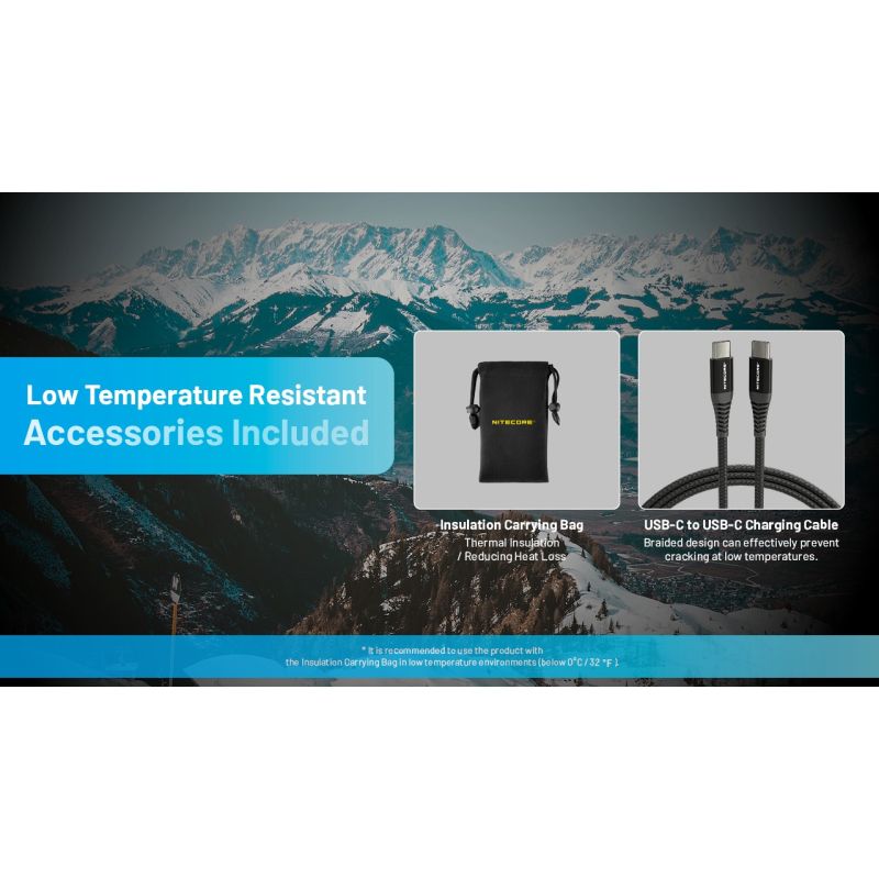 Nitecore Summit 20000 Powerbank: Robuster 20000mAh externer Akku mit Heizfunktion für Outdoor & Extreme Kälte