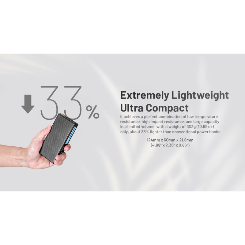 Nitecore Summit 20000 Powerbank: Robuster 20000mAh externer Akku mit Heizfunktion für Outdoor & Extreme Kälte