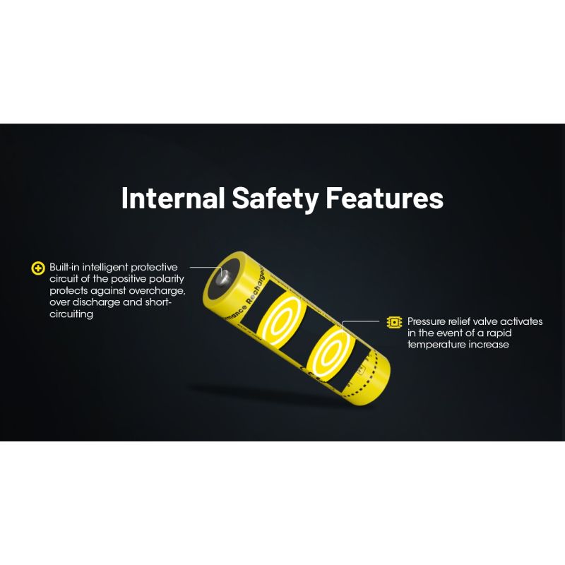 NITECORE NL2160 21700 6000mAh Li-Ion Batterie langlebig 