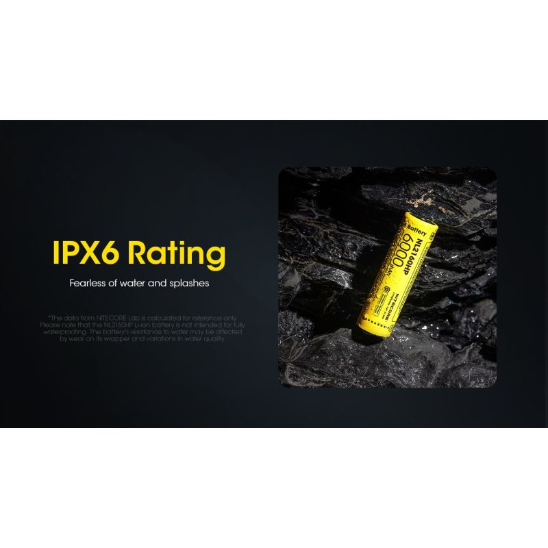 NITECORE NL2160HP 21700 Li-Ion Batterie kompakt leicht 6000mAh hohe Kapazität USB-C für Technikzubehör Camping