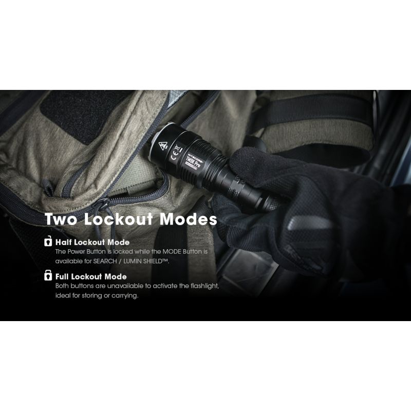 Nitecore TM9K PRO 9900 Lumen Taschenlampe mit USB-C Aufladung robuste Outdoor und Notfalltaschenlampe 510m Reichweite