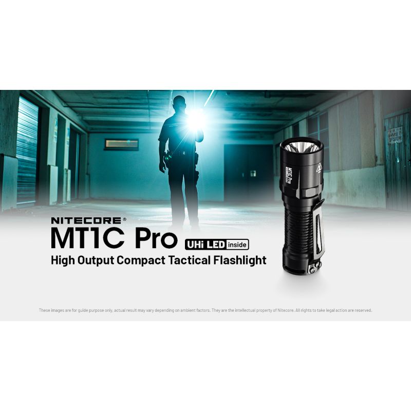 Nitecore MT1C Pro EDC Taschenlampe 1000 Lumen 360m Strahlweite Kompakte Notfall Outdoor Hohe Strahlintensität