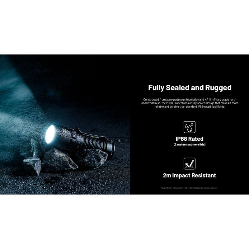 Nitecore MT1C Pro EDC Taschenlampe 1000 Lumen 360m Strahlweite Kompakte Notfall Outdoor Hohe Strahlintensität