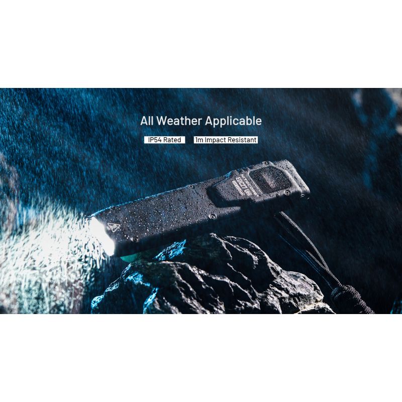 NITECORE EDC27 UHi 3100 Lumen kompakte USB-C Taschenlampe für Outdoor-Ausrüstung und Abenteuer 305 Meter Distanz