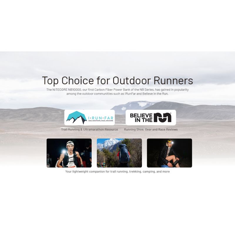 Nitecore NB10000 Gen III ultraflache Powerbank 10000mAh duale USB-C-Anschlüsse schnelles Laden Reisebegleiter