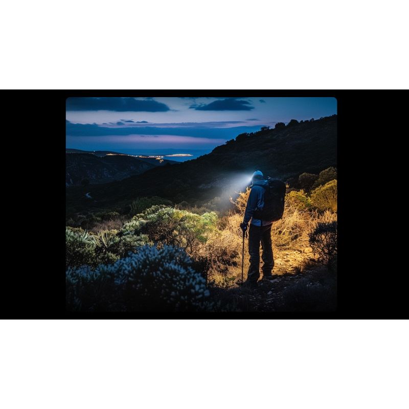 Nitecore HC60 UHE LED Stirnlampe 1600 Lumen wiederaufladbar robust für Camping Wandern wasserdicht Outdoor-Beleuchtung