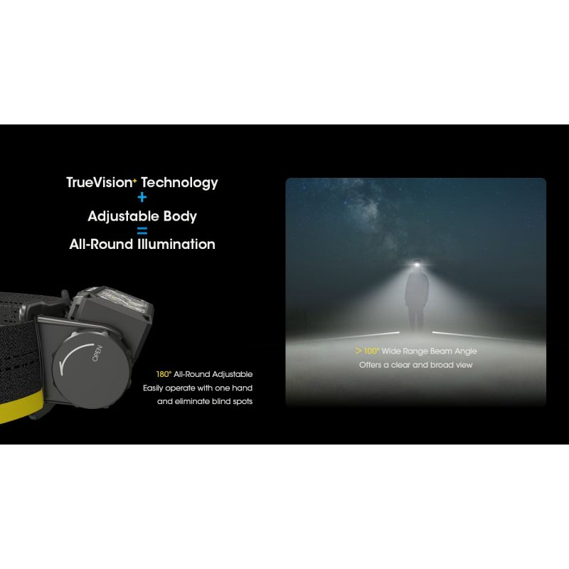 Nitecore HC60 UHE LED Stirnlampe 1600 Lumen wiederaufladbar robust für Camping Wandern wasserdicht Outdoor-Beleuchtung