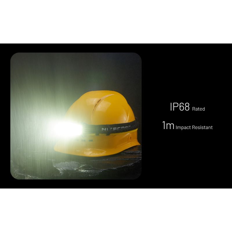 NITECORE HU2000 USB-C wiederaufladbare LED-Stirnlampe 2000 Lumen für Outdoor-Abenteuer leichte und komfortabel