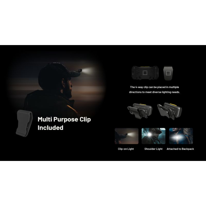 NITECORE NU27 LED Stirnlampe 600 Lumen wiederaufladbar mit MCT-Technologie ideal für Trailrunning und Outdoor