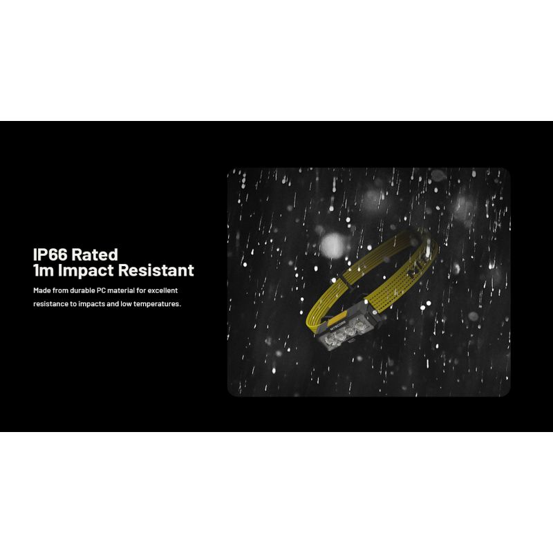 NITECORE NU27 LED Stirnlampe 600 Lumen wiederaufladbar mit MCT-Technologie ideal für Trailrunning und Outdoor