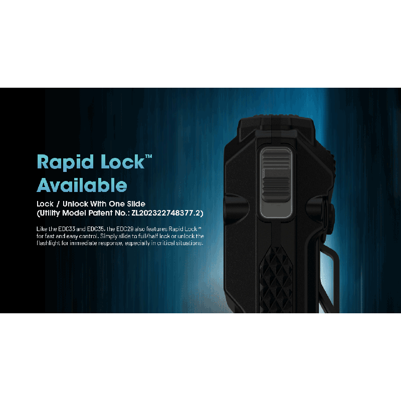 NITECORE EDC29 Hochleistungs-Taschenlampe 6500 Lumen USB-C EDC-Taschenlampe mit Langstrecken-Sichtbarkeit