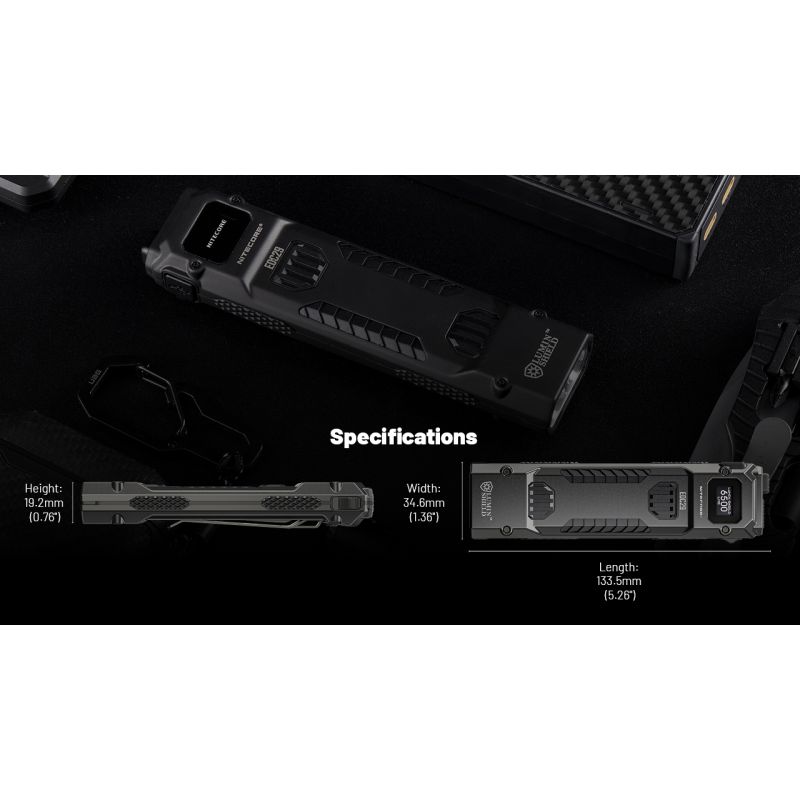NITECORE EDC29 Hochleistungs-Taschenlampe 6500 Lumen USB-C EDC-Taschenlampe mit Langstrecken-Sichtbarkeit