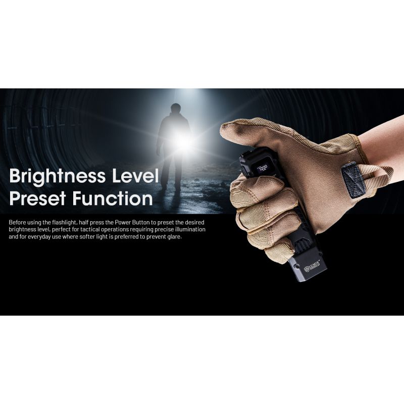 NITECORE EDC29 Hochleistungs-Taschenlampe 6500 Lumen USB-C EDC-Taschenlampe mit Langstrecken-Sichtbarkeit