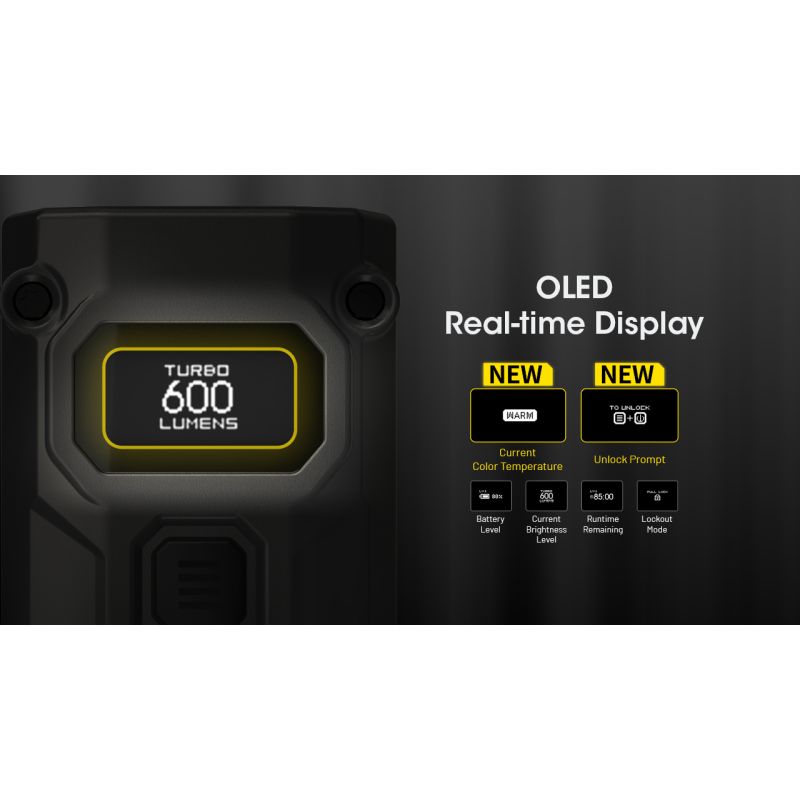 Entdecken Sie die NITECORE TINI3 600 Lumen Schlüsselanhängerlicht kompakte wiederaufladbare Mini EDC Taschenlampe