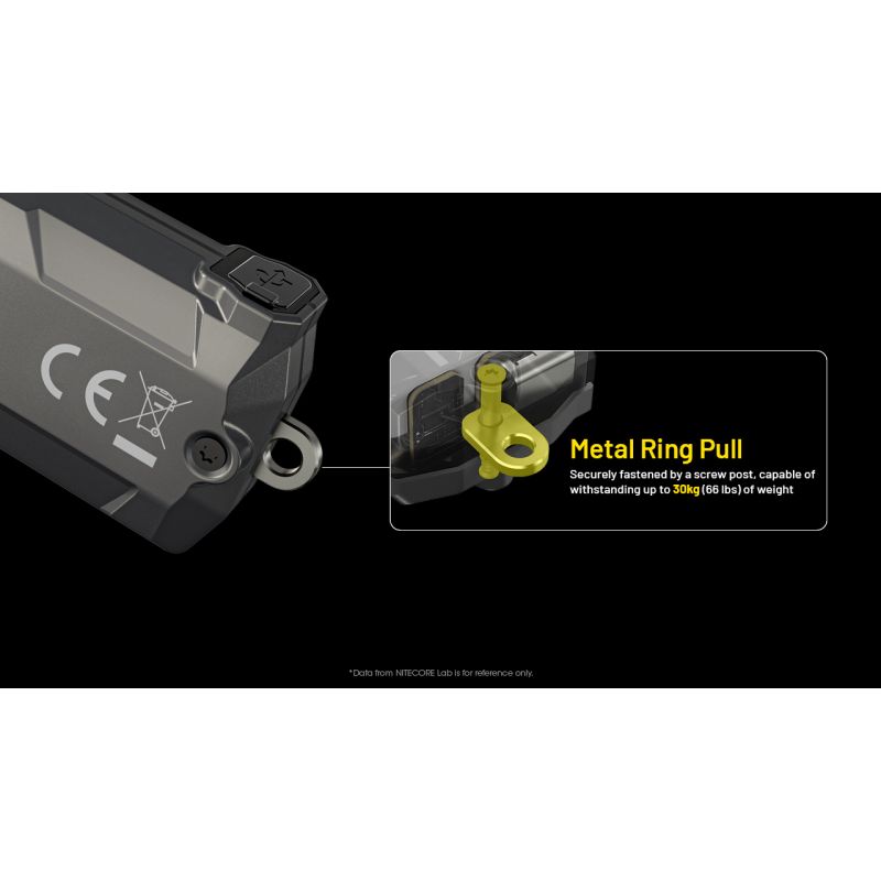 Entdecken Sie die NITECORE TINI3 600 Lumen Schlüsselanhängerlicht kompakte wiederaufladbare Mini EDC Taschenlampe