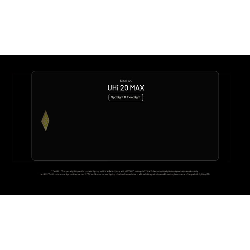 NITECORE EDC37 8000 Lumen USB-C Taschenlampe | Outdoor & Urban EDC | UHi 20 MAX LED