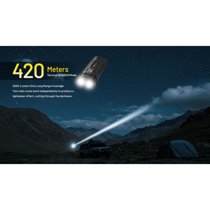 NITECORE EDC37 8000 Lumen USB-C Taschenlampe | Outdoor & Urban EDC | UHi 20 MAX LED