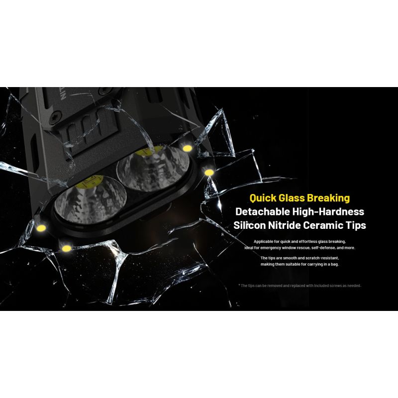 NITECORE EDC37 8000 Lumen USB-C Taschenlampe | Outdoor & Urban EDC | UHi 20 MAX LED