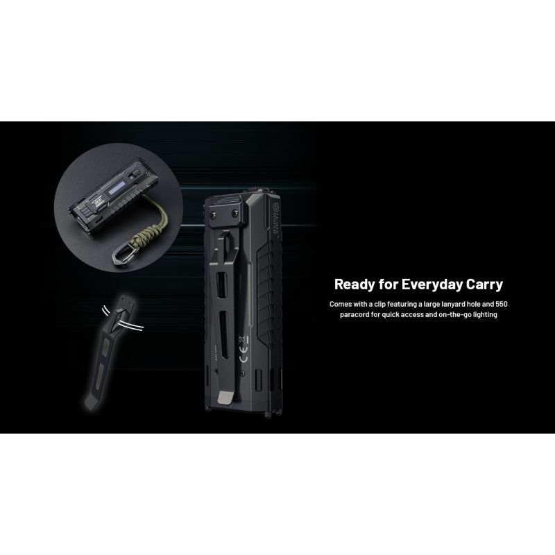 NITECORE EDC37 8000 Lumen USB-C Taschenlampe | Outdoor & Urban EDC | UHi 20 MAX LED