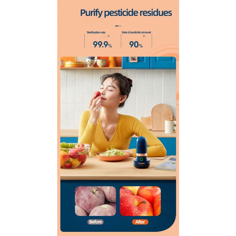 Donlim Gemüsewaschmaschine für effektive Pestizidentfernung und Lebensmittelsicherheit Gesund und benutzerfreundlich