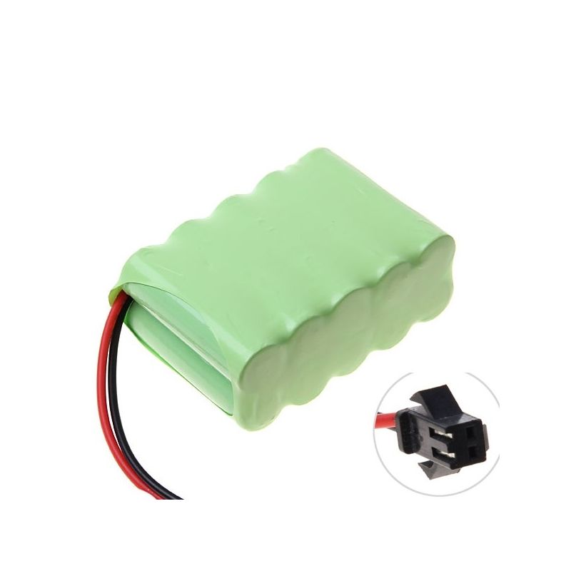Ni-MH AA Akku 12V 1800mAh mit SM Stecker, Akkublock für RC Modell & Spielzeug, 10 Stück, umweltfreundlich
