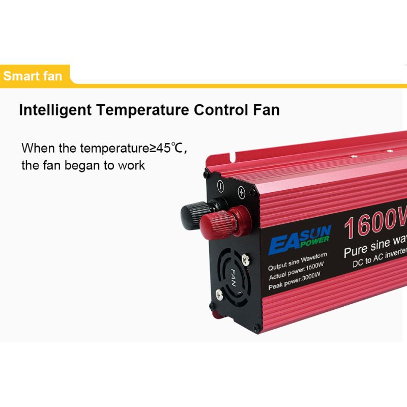 Reiner Sinus Wechselrichter 3000W DC 12V/24V zu AC 110V/220V langlebiger Inverter für empfindliche Elektronik