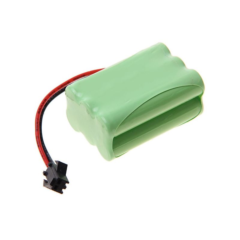 Ni-MH 7,2V 800mAh Akku Pack, wiederaufladbare 3A Batterie mit SM-Stecker für Spielzeugauto, langlebig