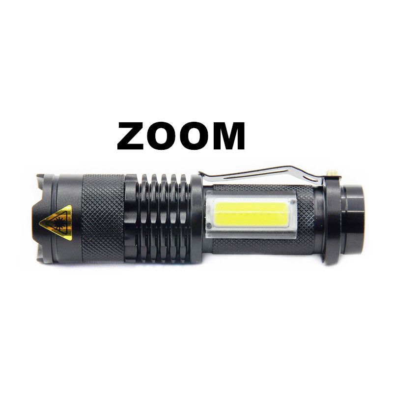 Leistungsstarke SK68 XML-Q5 tragbare Mini-Zoom-Taschenlampe mit robustem Aluminiumgehäuse für Abenteurer