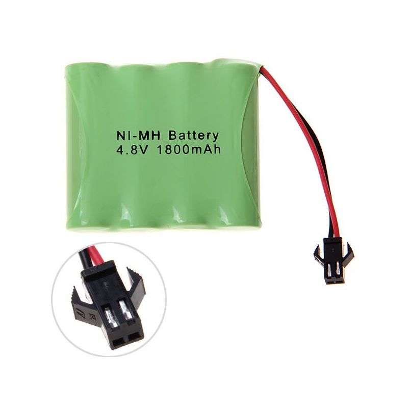 UMWELTFREUNDLICHE 4,8V AA WIEDERAUFLADBARE BATTERIE 1800MAH SM-STECKER HOHE KAPAZITÄT FÜR SPIELZEUG UND FERNBEDIENUNGEN