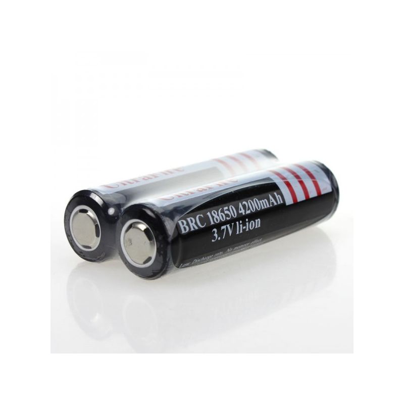 UltraFire BRC 4200mAh 3.7V 18650 Li-Ion Batterie zuverlässige Stromquelle für Taschenlampe und Elektronik