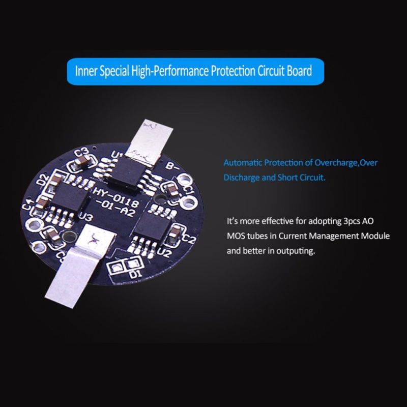 16340 650mAh 3.7V Micro USB wiederaufladbare Li-Ion Batterie langlebige und effiziente Energiequelle