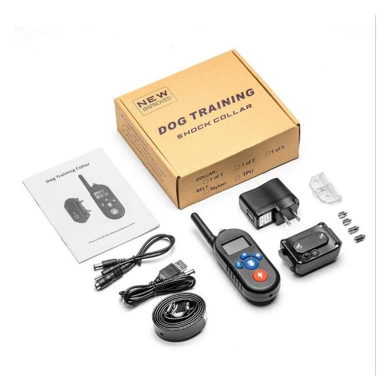 800m Elektrisches Hundehalsband mit Fernbedienung Haustierzubehör 3 Trainingsmodi für effektives Hundetraining