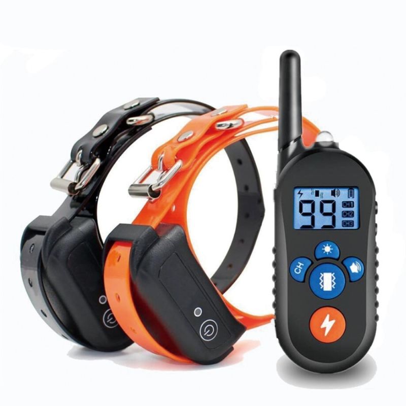 800m Elektrisches Hundehalsband mit Fernbedienung Haustierzubehör 3 Trainingsmodi für effektives Hundetraining