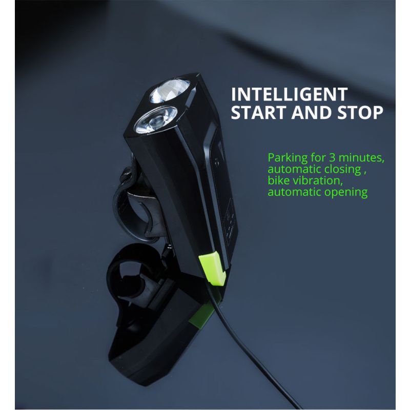 Fahrradlichter 2x T6 2400 Lumen LED Fahrradlichtfront USB wiederaufladbar für maximale Sichtbarkeit und Sicherheit