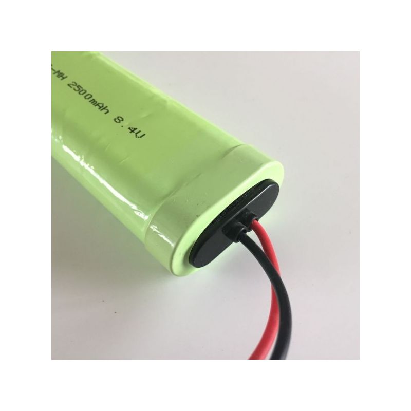 8.4V 2500mAh Ni-MH Akku für RC & Modellbau, SC x 7 Akku mit weißem Stecker – Spielzeugauto & Drohne