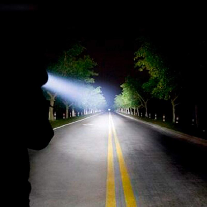 SKY RAY LED-Taschenlampe 15000 Lumen wiederaufladbar USB Typ-C Outdoor-Taschenlampe für Camping und Notfälle