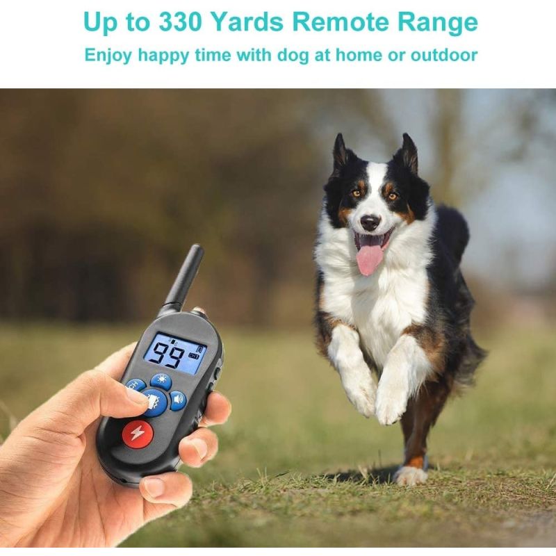800m Elektrisches Hundehalsband mit Fernbedienung Haustierzubehör 3 Trainingsmodi für effektives Hundetraining