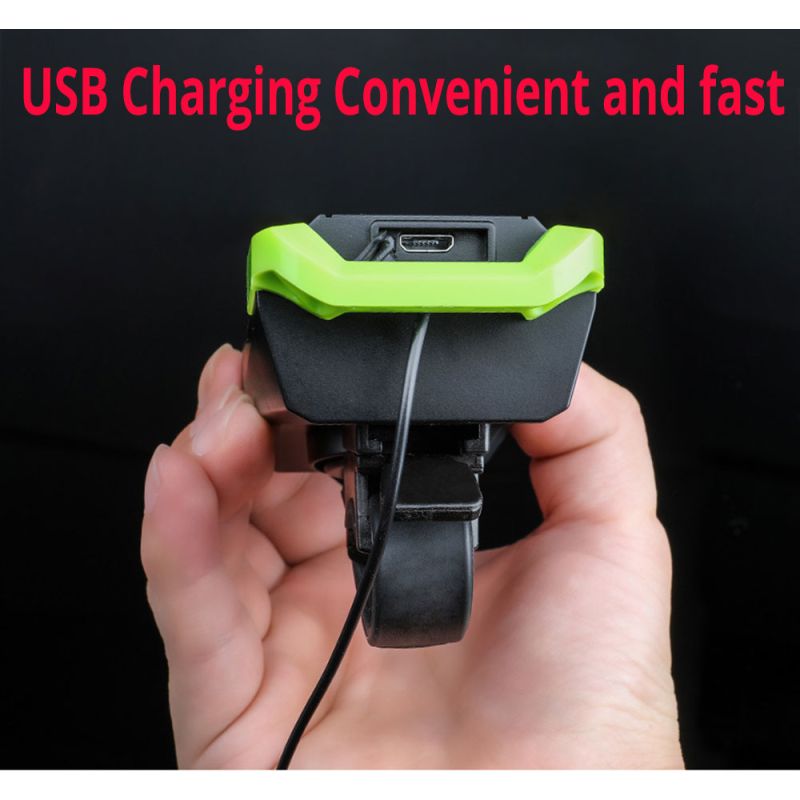 Fahrradlichter 2x T6 2400 Lumen LED Fahrradlichtfront USB wiederaufladbar für maximale Sichtbarkeit und Sicherheit