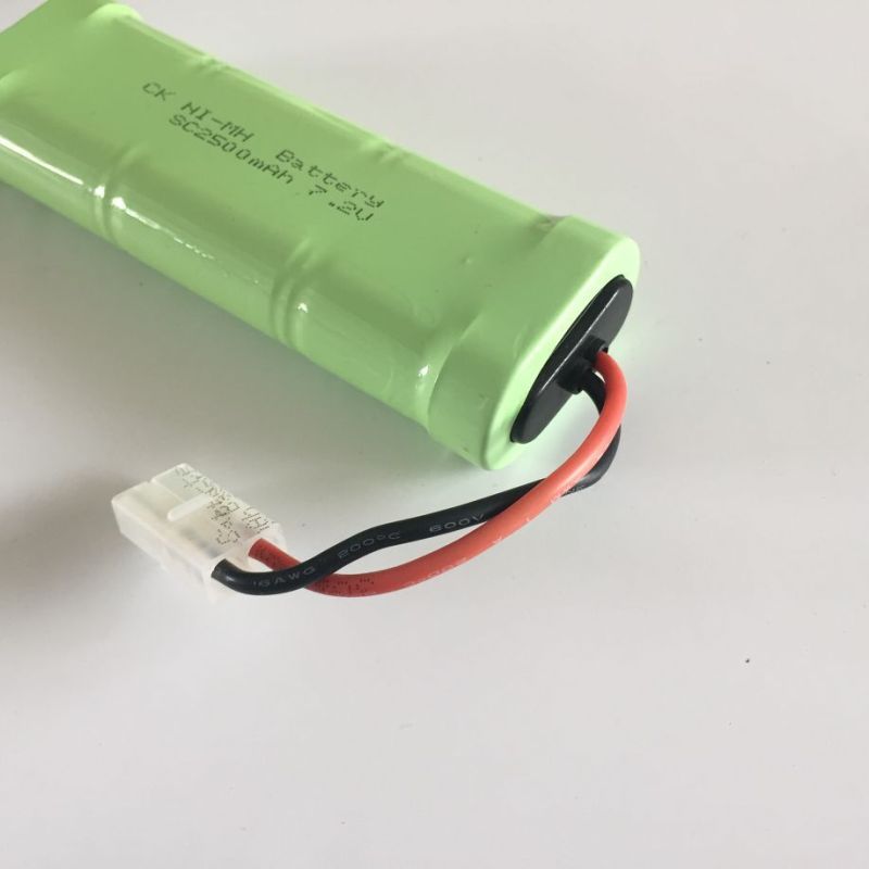 7,2 V SC 2500 mAh Ni-MH Akku umweltfreundlicher wiederaufladbarer Akku für ferngesteuerte Fahrzeuge und Geräte