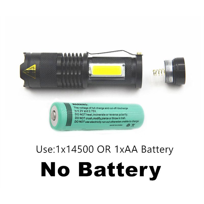 Leistungsstarke SK68 XML-Q5 tragbare Mini-Zoom-Taschenlampe mit robustem Aluminiumgehäuse für Abenteurer