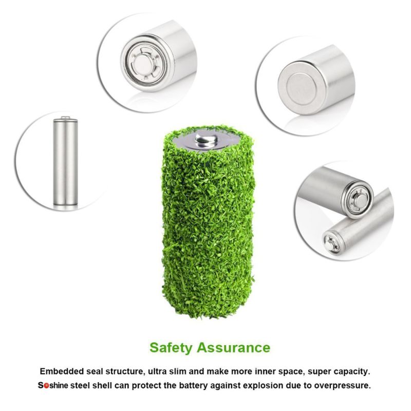 Soshine 6500mAh 3.7V 32650 Lithium-Ionen Batterie hohe Energiedichte langlebige Batterie zuverlässige Energie