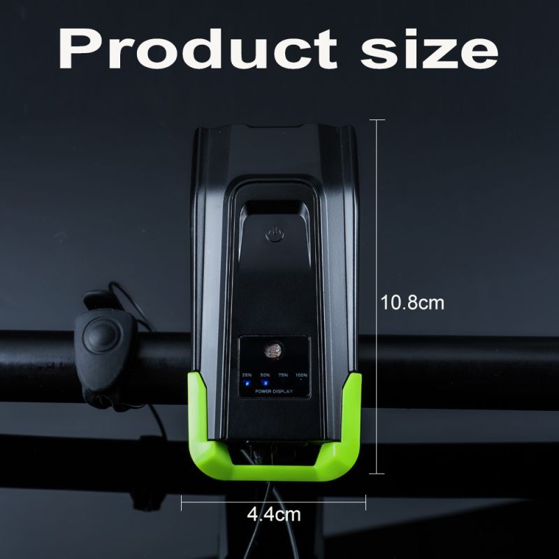 Fahrradlichter 2x T6 2400 Lumen LED Fahrradlichtfront USB wiederaufladbar für maximale Sichtbarkeit und Sicherheit