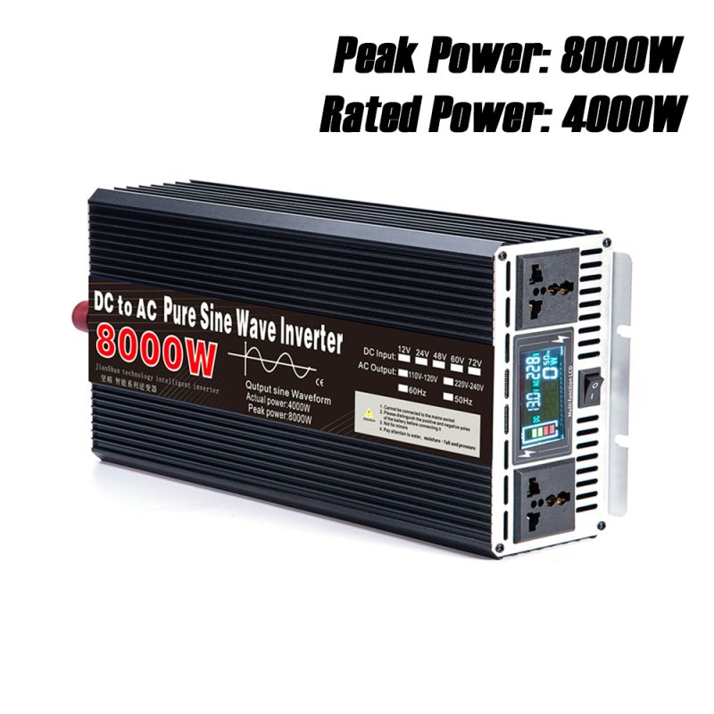 Pure Sine Wave Inverter 8000W 6000W 5000W 4000W 3000W für Wohnmobil Solar Inverter Heimenergiesysteme