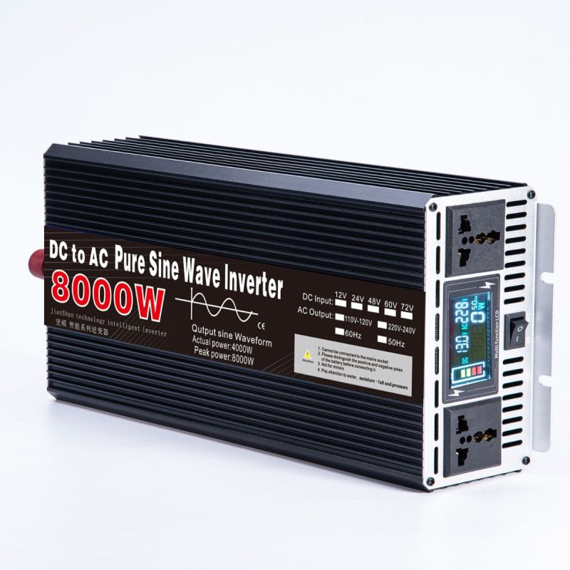 Pure Sine Wave Inverter 8000W 6000W 5000W 4000W 3000W für Wohnmobil Solar Inverter Heimenergiesysteme