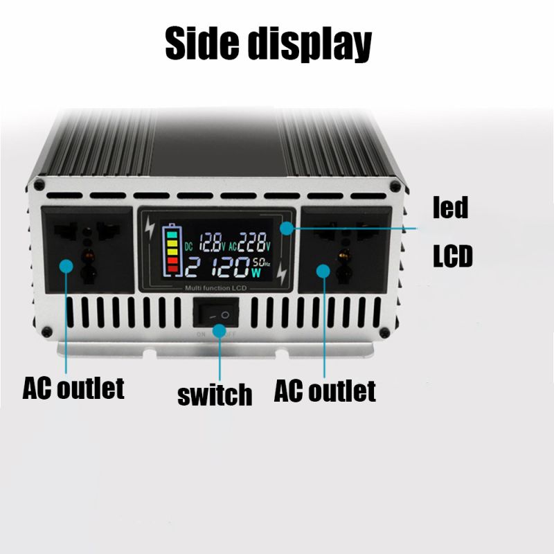 Pure Sine Wave Inverter 8000W 6000W 5000W 4000W 3000W für Wohnmobil Solar Inverter Heimenergiesysteme